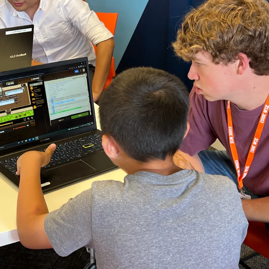 Roblox and Minecraft game building at Code Wiz Plainsboro